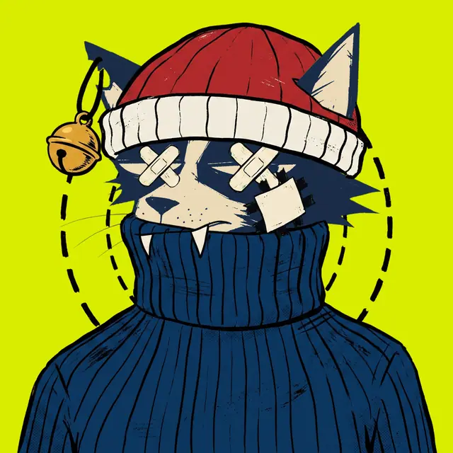 Broker #0901, a screenprinted alley cat.