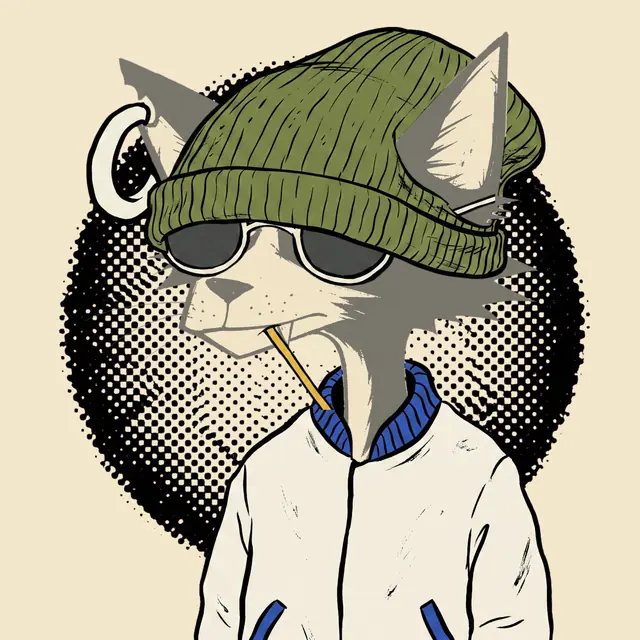Broker #0908, a screenprinted alley cat.