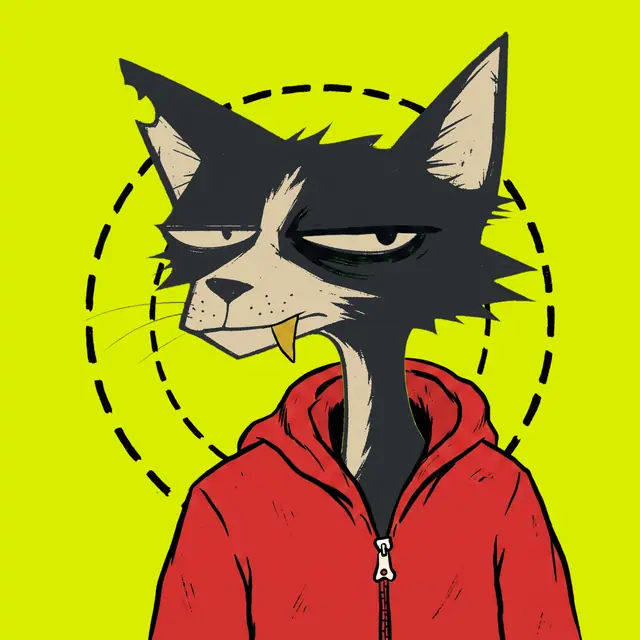 Broker #0926, a screenprinted alley cat.
