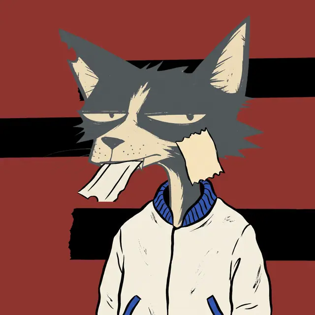 Broker #0937, a screenprinted alley cat.