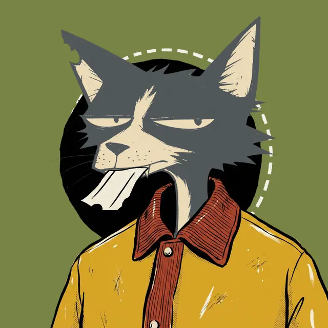 Broker #0938, a screenprinted alley cat.