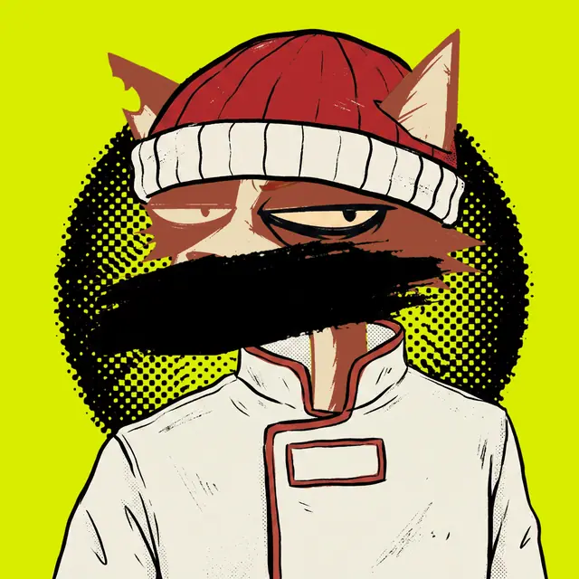 Broker #0944, a screenprinted alley cat.