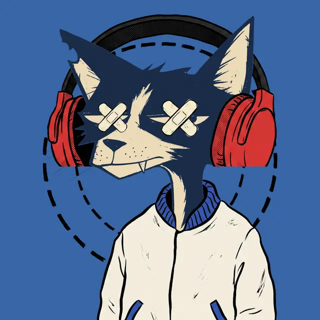 Broker #0947, a screenprinted alley cat.