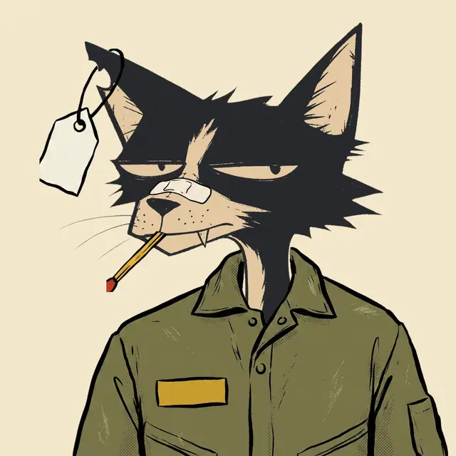 Broker #0948, a screenprinted alley cat.