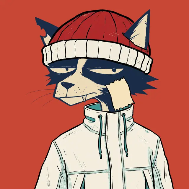 Broker #0952, a screenprinted alley cat.