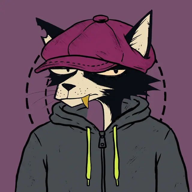Broker #0956, a screenprinted alley cat.