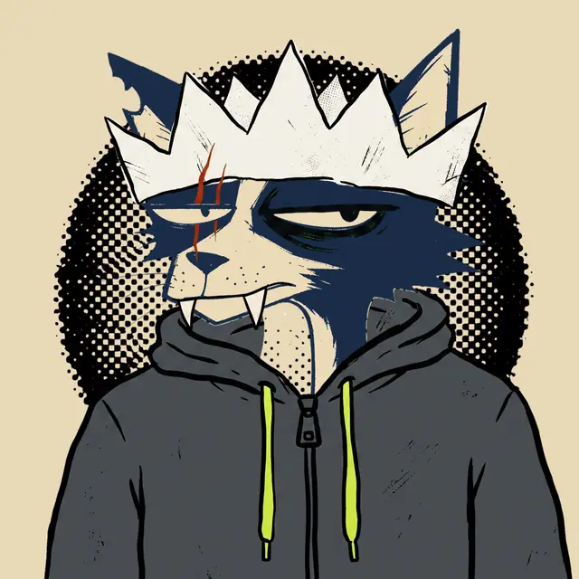 Broker #0962, a screenprinted alley cat.