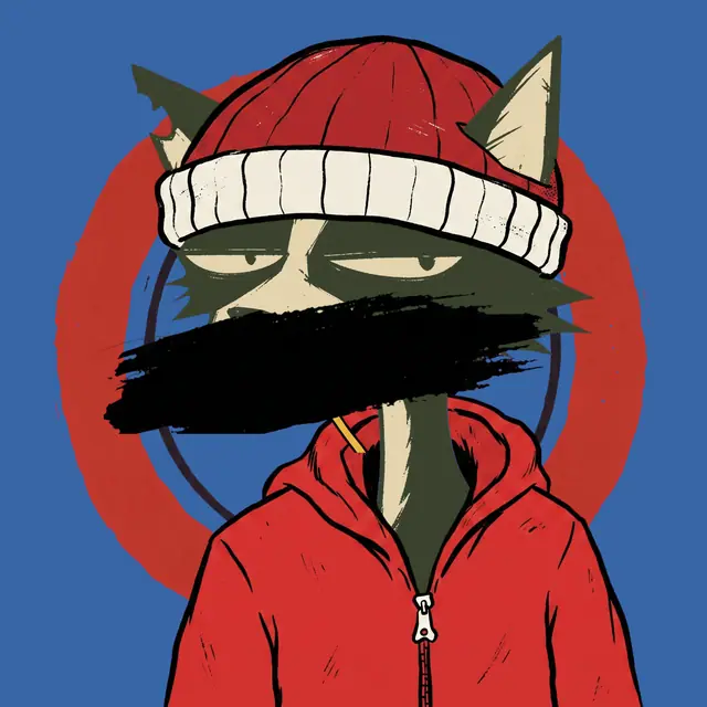 Broker #0963, a screenprinted alley cat.