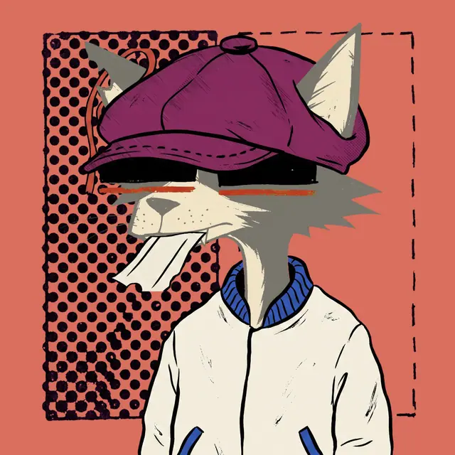 Broker #0964, a screenprinted alley cat.