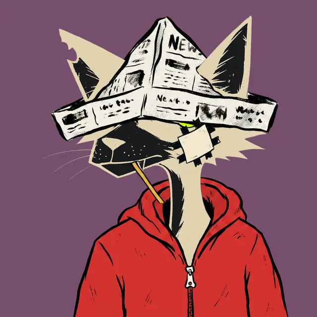 Broker #0097, a screenprinted alley cat.