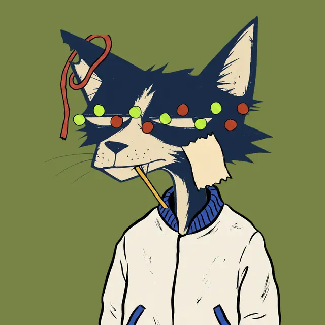 Broker #0972, a screenprinted alley cat.