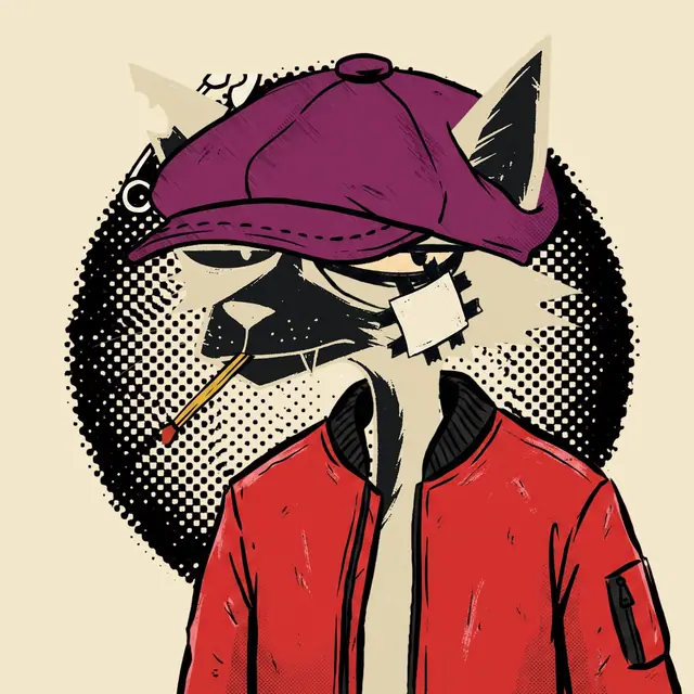 Broker #0979, a screenprinted alley cat.
